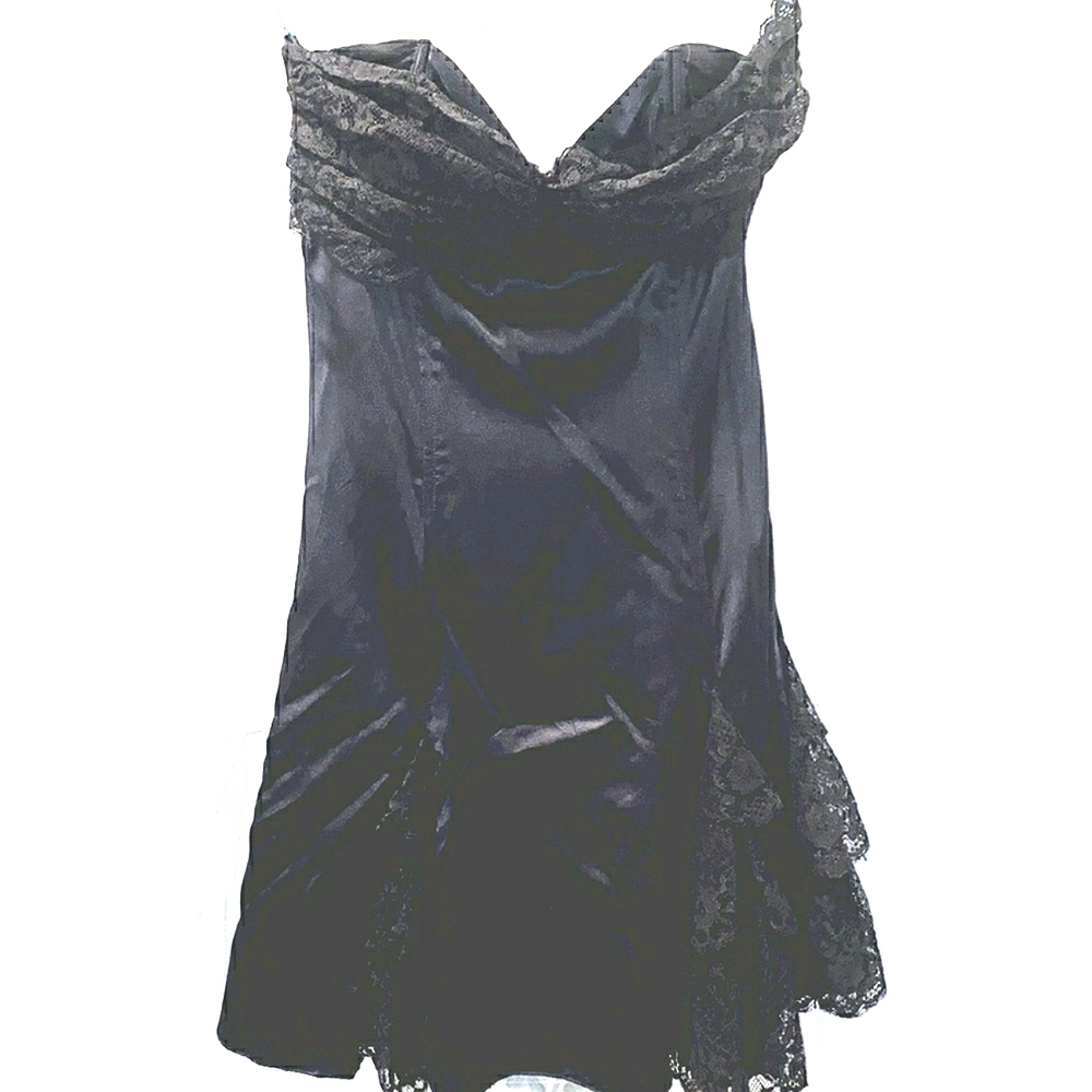 GUESS Marciano Silk, Black, Corset, Cocktail Dress Sz XS